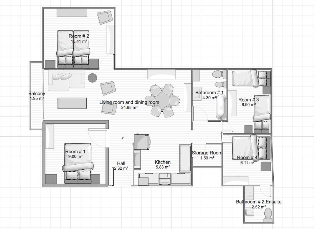 Acogedor Apt 8Pax 4Bdr 2Bth - Cozyhomesevilla1 Экстерьер фото